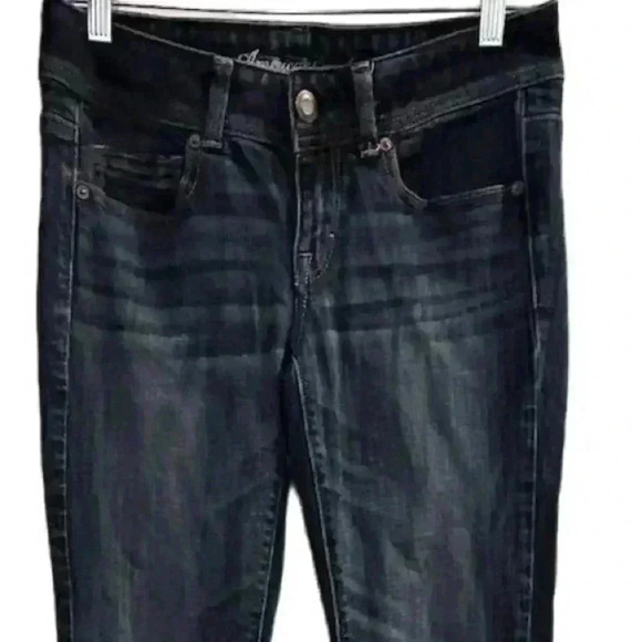 American Eagle Women's Bootcut Stretch Jeans Size 4 Blue Medium Wash - Picture 2 of 12